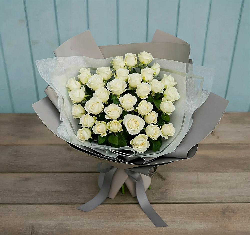 Букет Белоснежная нежность в Красногвардейском Республика Крым