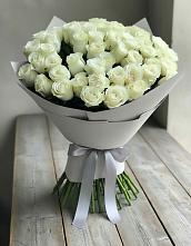 Букет 35 Белых роз в Красногвардейском Республика Крым