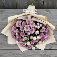 Букет цветов из:  Розы и Хризантемы в Красногвардейском Республика Крым