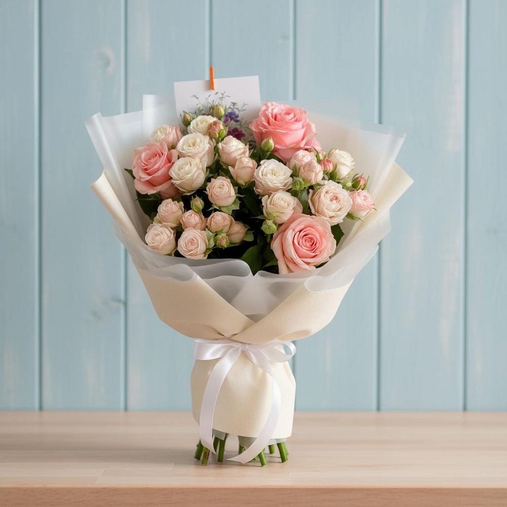 Букет цветов из: Розы в Красногвардейском Республика Крым