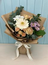 Букет цветов из:  Герберы и Хризантемы в Красногвардейском Республика Крым