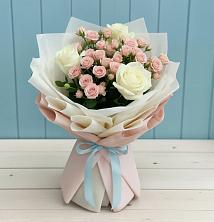 Букет цветов из:  Розы в Красногвардейском Республика Крым