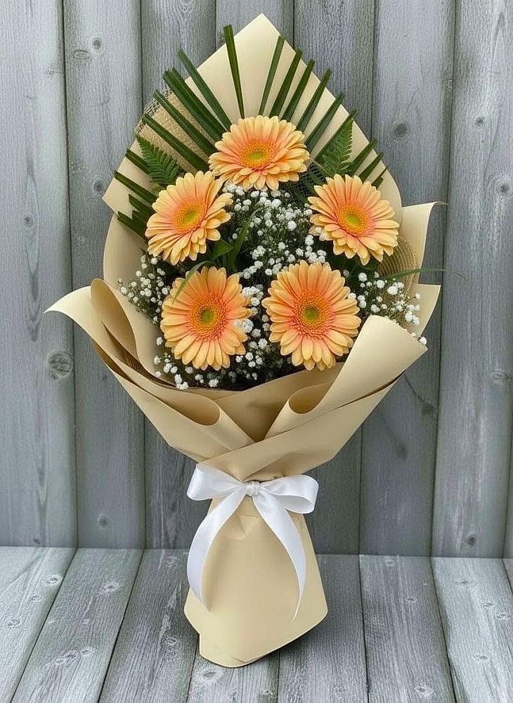 Букет цветов из: Герберы в Красногвардейском Республика Крым