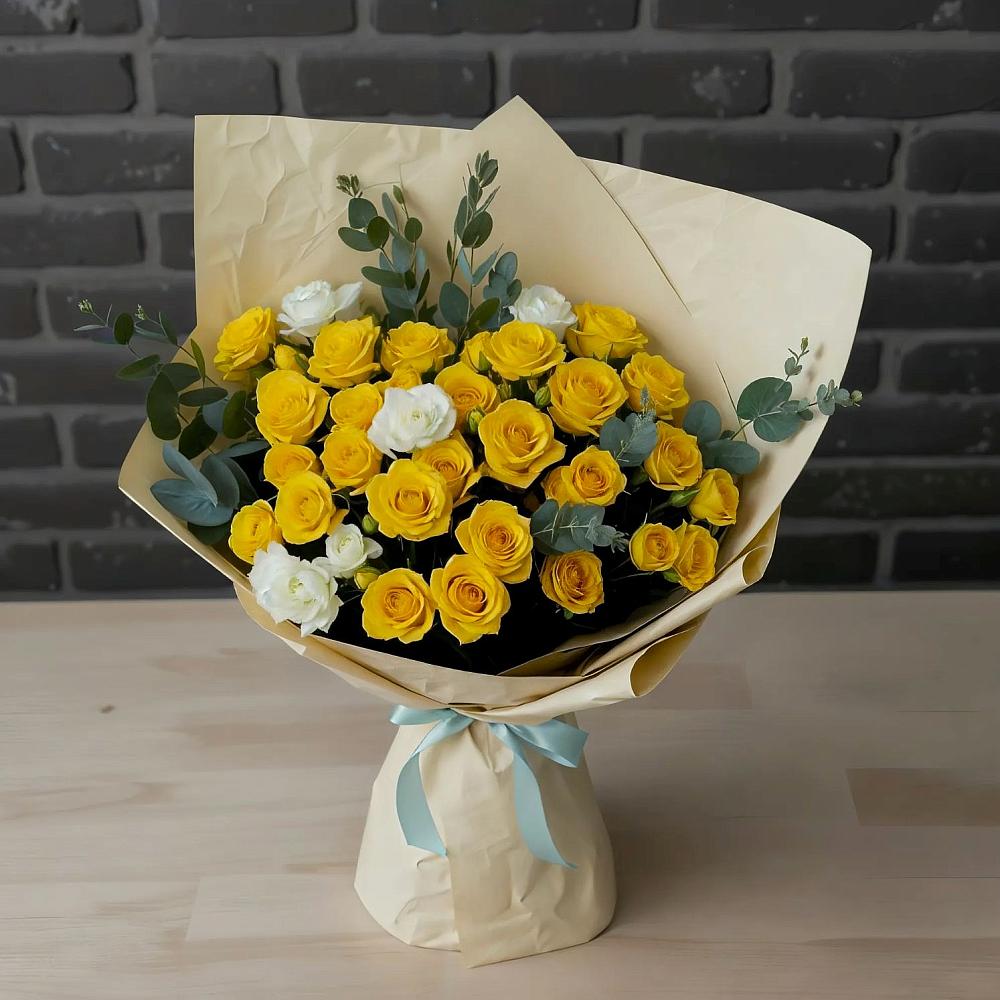 Букет цветов из: Розы в Красногвардейском Республика Крым