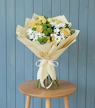 Букет цветов из:  Хризантемы и Розы #REPLACE_PRED# Красногвардейском Республика Крым