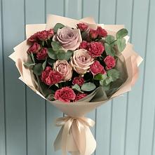 Букет цветов из:  Гвоздики и Розы в Красногвардейском Республика Крым
