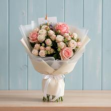 Букет цветов из:  Розы в Красногвардейском Республика Крым